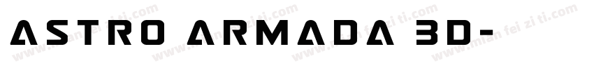 Astro Armada 3D字体转换
